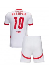 RB Leipzig Xavi Simons #10 Babyklær Hjemme Fotballdrakt til barn 2024-25 Korte ermer (+ Korte bukser)